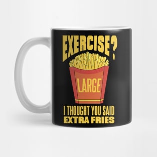 Large french fries Mug